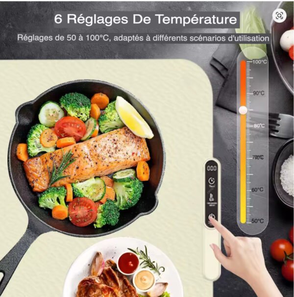 Plaque chauffante pliable