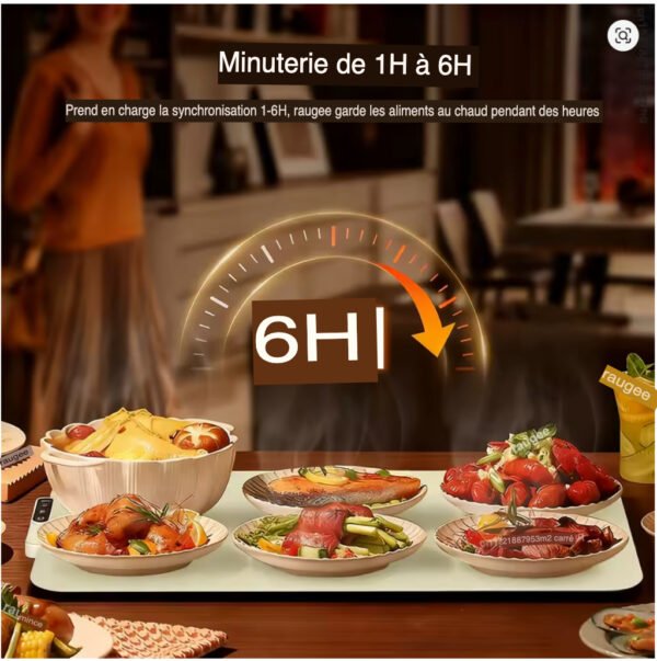 Plaque chauffante pliable